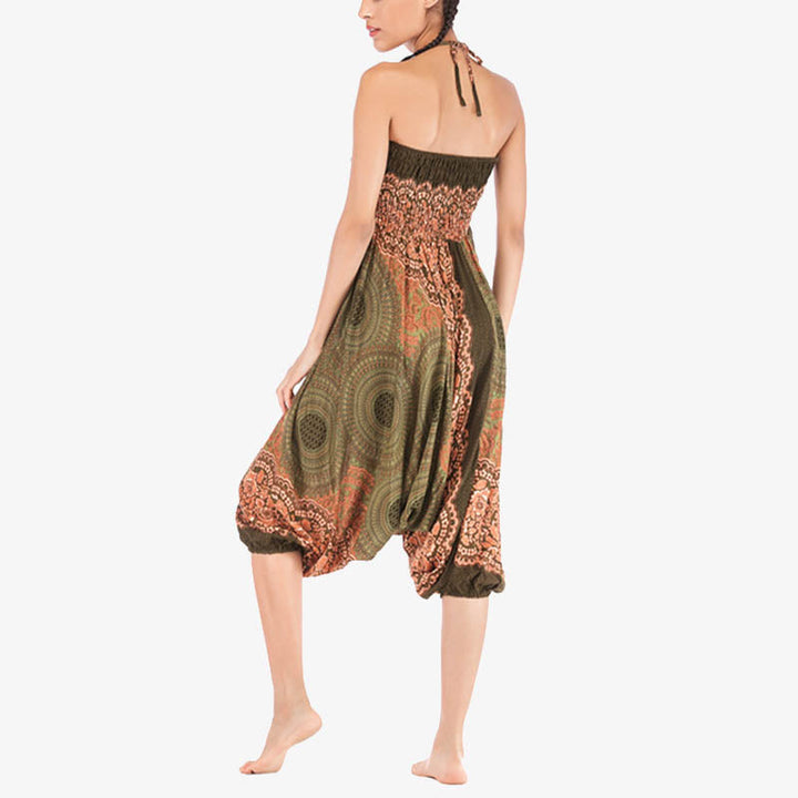 BWOOOH printed harem pants - Two Style Wear Round Geometric Pattern L