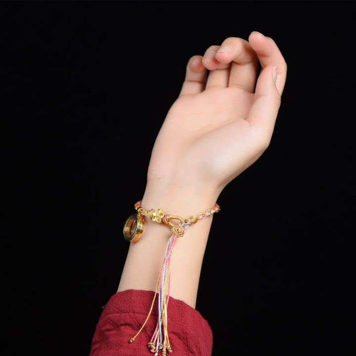 BWOOOH Tibetan Handmade Luck Colorful String Single Double Wrap Braided Bracelet | spiritual healing bracelet
