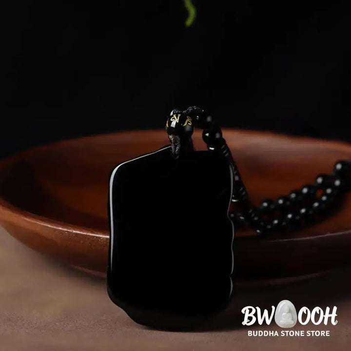 BWOOOH Black Obsidian Elephant protection necklace/keychain - View 10