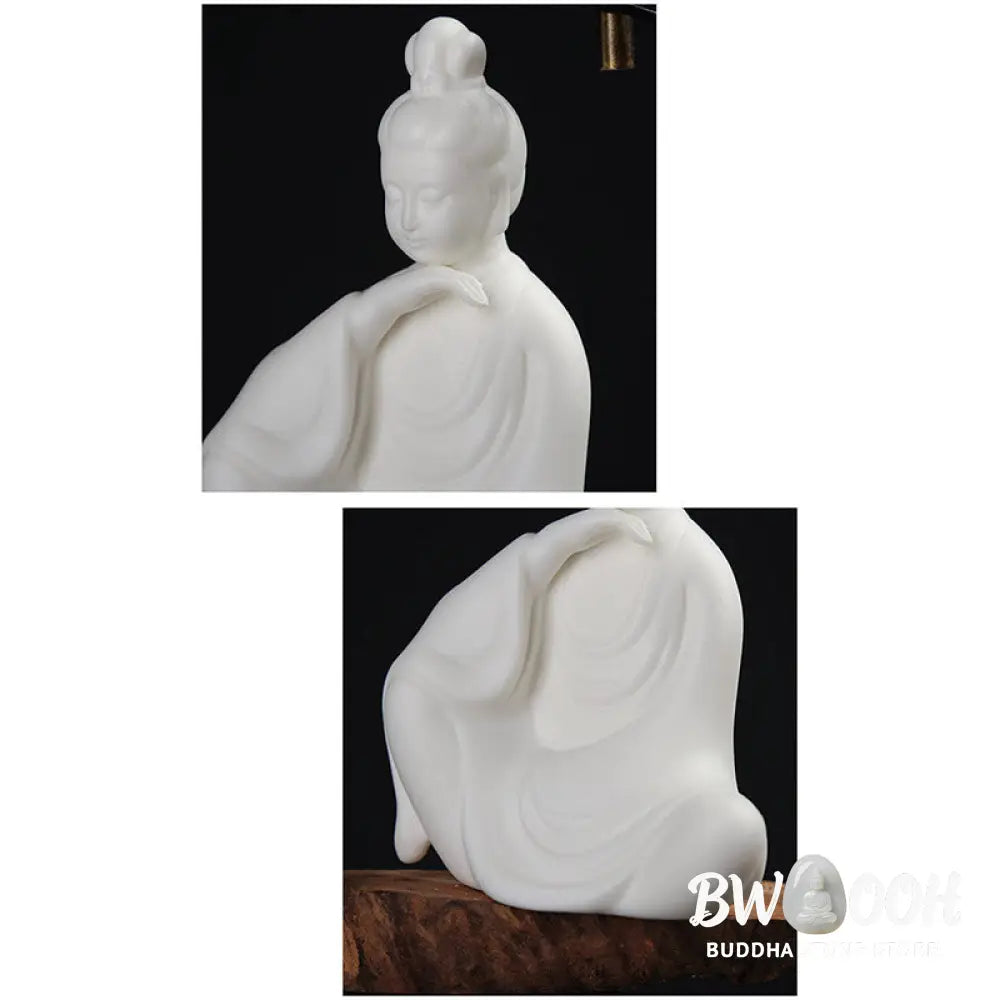 BWOOOH Avalokitesvara Ksitigarbha Bodhisattva ceramic altar decoration - View 12