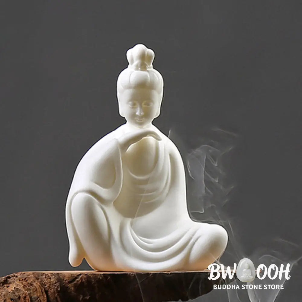 BWOOOH Avalokitesvara Ksitigarbha Bodhisattva ceramic altar decoration - View 11