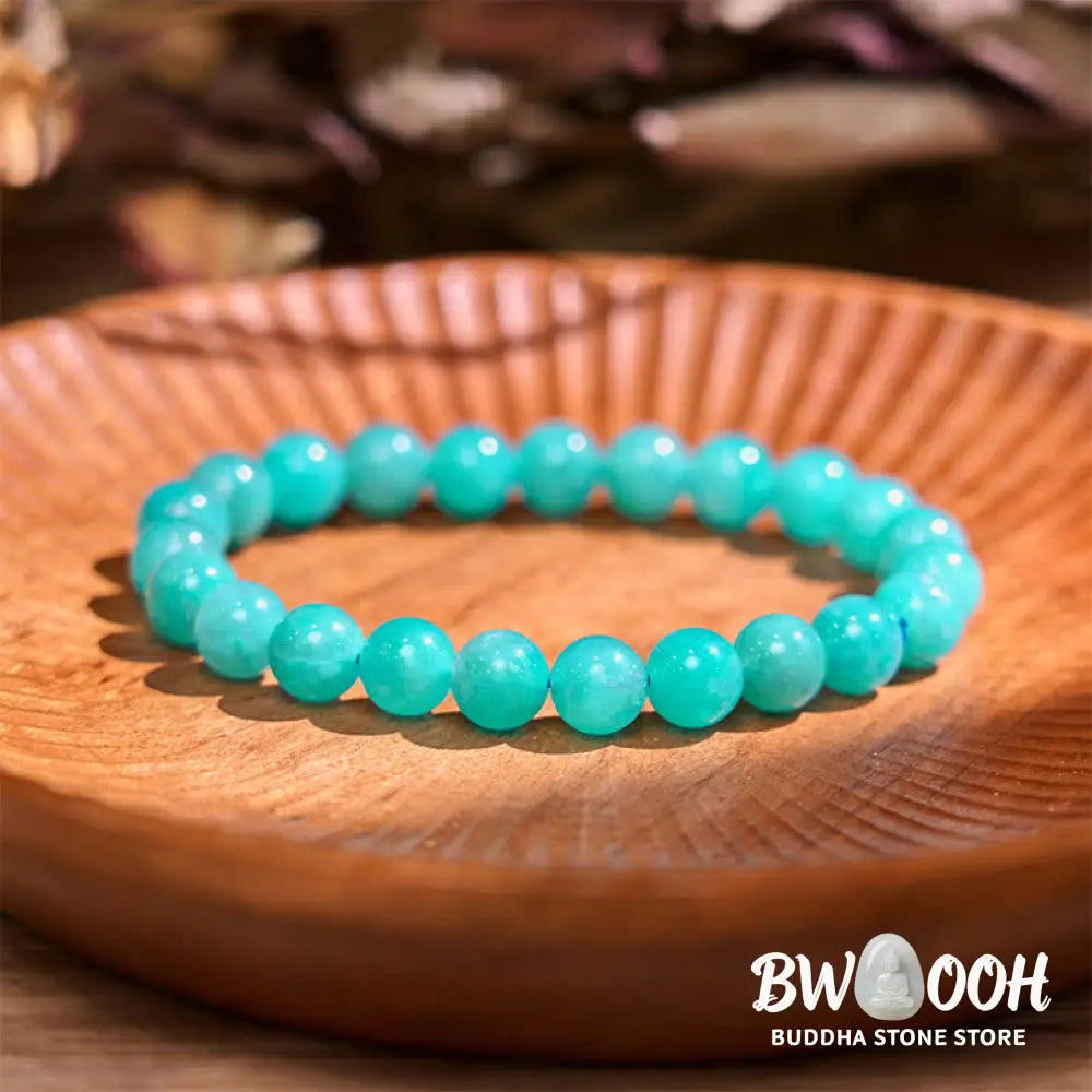 Buddha Stone Amazonite Positive Balance Bracelet - BWOOOH - Amazonite(Wrist Circumference: 14-16cm) - Bracelet