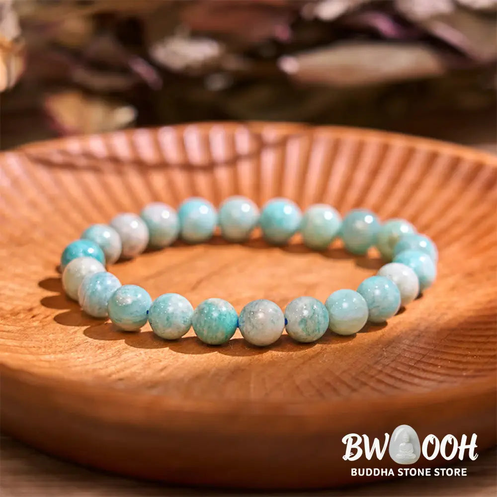 Buddha Stone Amazonite Positive Balance Bracelet - BWOOOH - Amazonite(Wrist Circumference: 14-16cm) - Bracelet