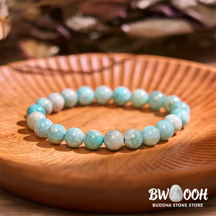 Buddha Stone Amazonite Positive Balance Bracelet - BWOOOH - Amazonite(Wrist Circumference: 14-16cm) - Bracelet
