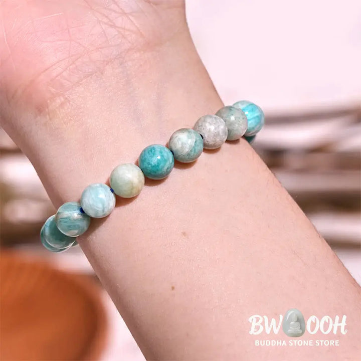 Buddha Stone Amazonite Positive Balance Bracelet - BWOOOH - Amazonite(Wrist Circumference: 14-16cm) - Bracelet