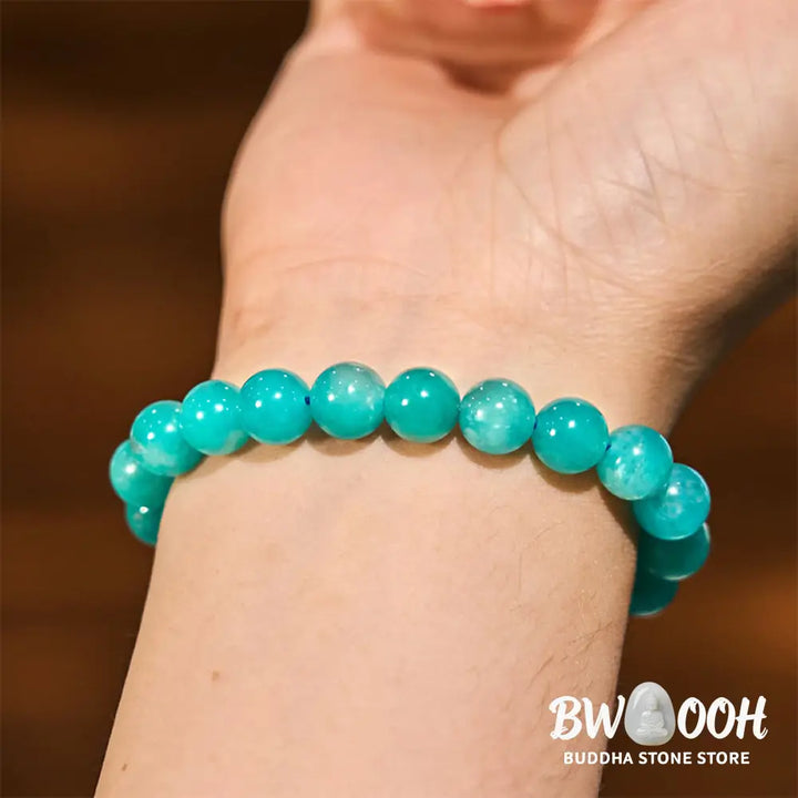 Buddha Stone Amazonite Positive Balance Bracelet - BWOOOH - Amazonite(Wrist Circumference: 14-16cm) - Bracelet