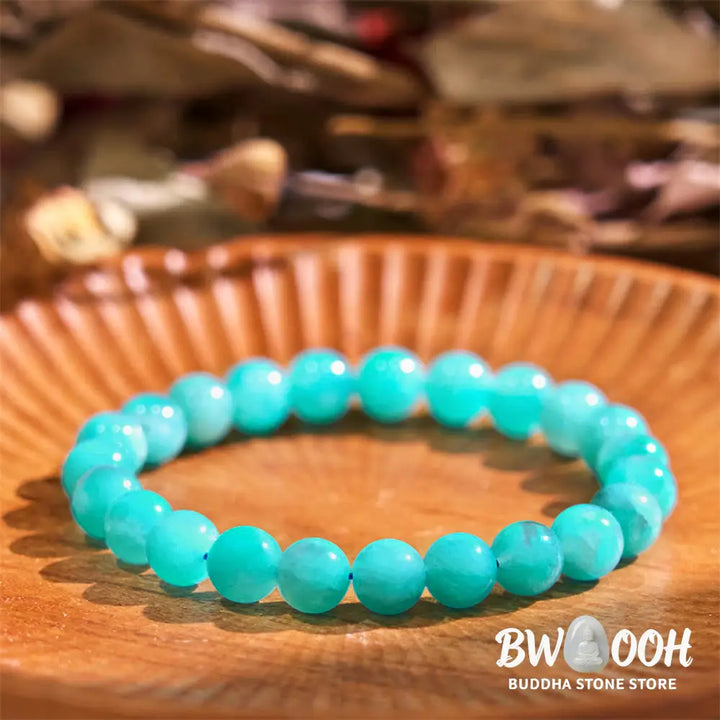 Buddha Stone Amazonite Positive Balance Bracelet - BWOOOH - Amazonite(Wrist Circumference: 14-16cm) - Bracelet