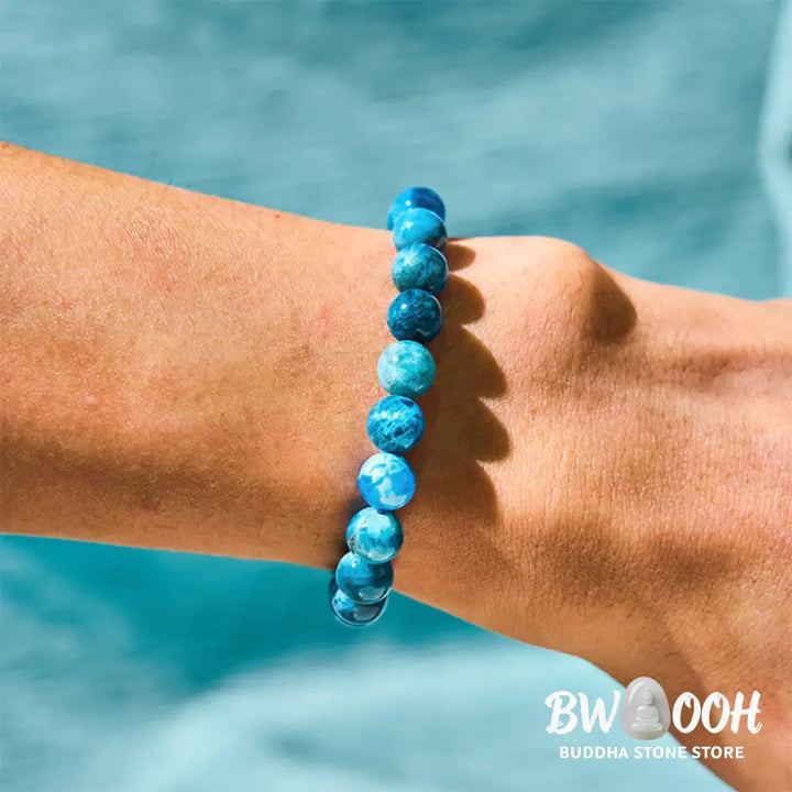 Buddha Stone Apatite Motivation Bracelet - BWOOOH - Apatite(Wrist Circumference: 14-16cm) - Bracelet