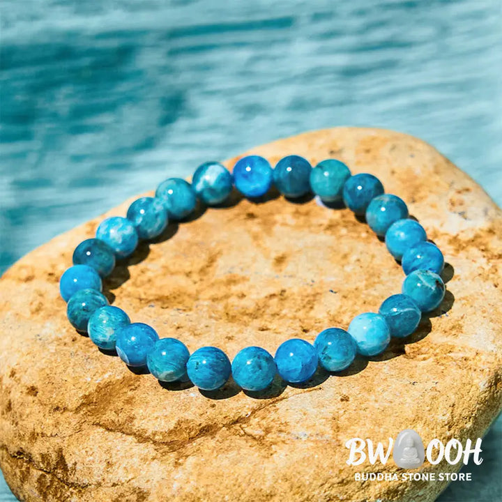 Buddha Stone Apatite Motivation Bracelet - BWOOOH - Apatite(Wrist Circumference: 14-16cm) - Bracelet