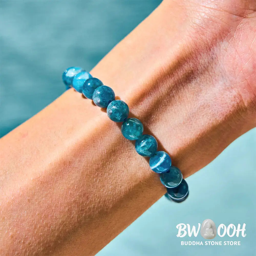Buddha Stone Apatite Motivation Bracelet - BWOOOH - Apatite(Wrist Circumference: 14-16cm) - Bracelet