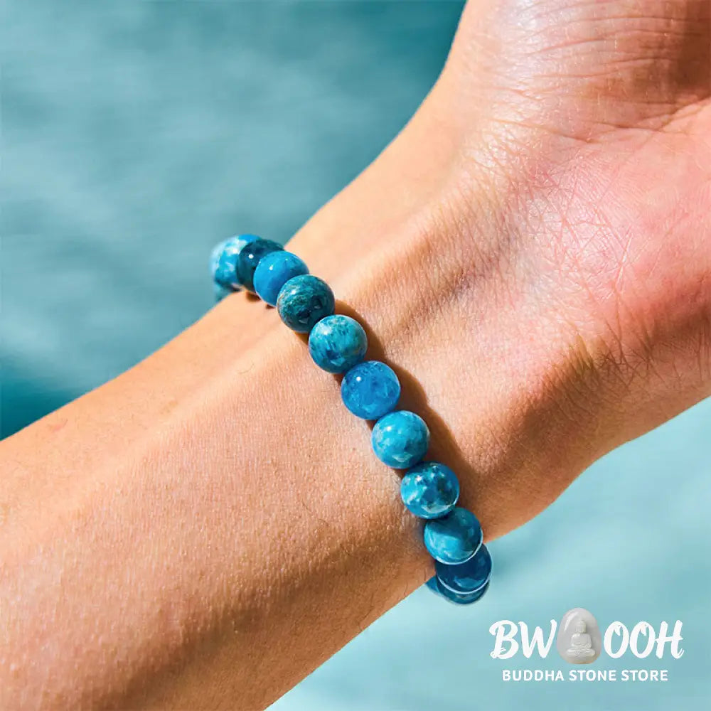 Buddha Stone Apatite Motivation Bracelet - BWOOOH - Apatite(Wrist Circumference: 14-16cm) - Bracelet