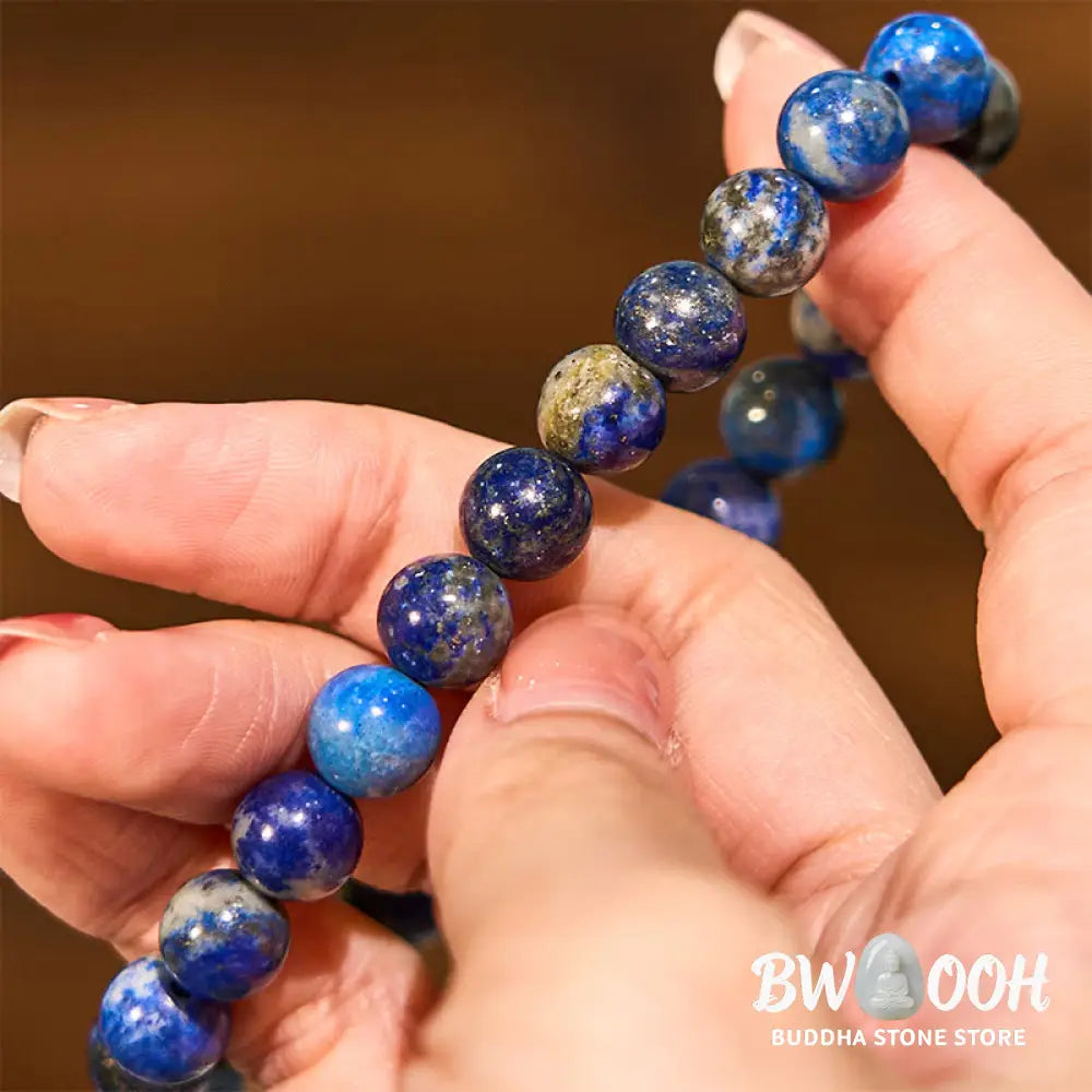 Buddha Stone Lazurite Positive Balance Bracelet - BWOOOH - Lazurite(Wrist Circumference: 14-16cm) - Bracelet
