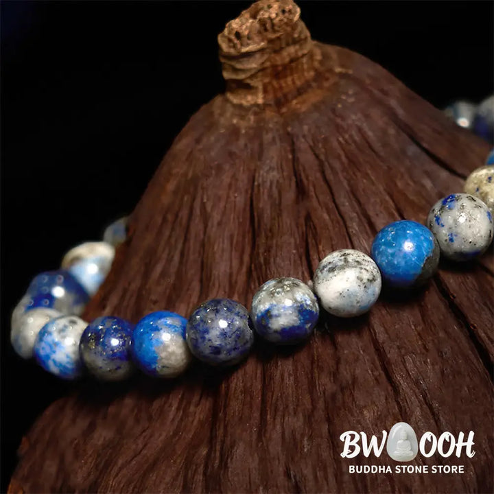 Buddha Stone Lazurite Self Care Positive Bracelet - BWOOOH - Lazurite(Wrist Circumference: 14-16cm) - Bracelet