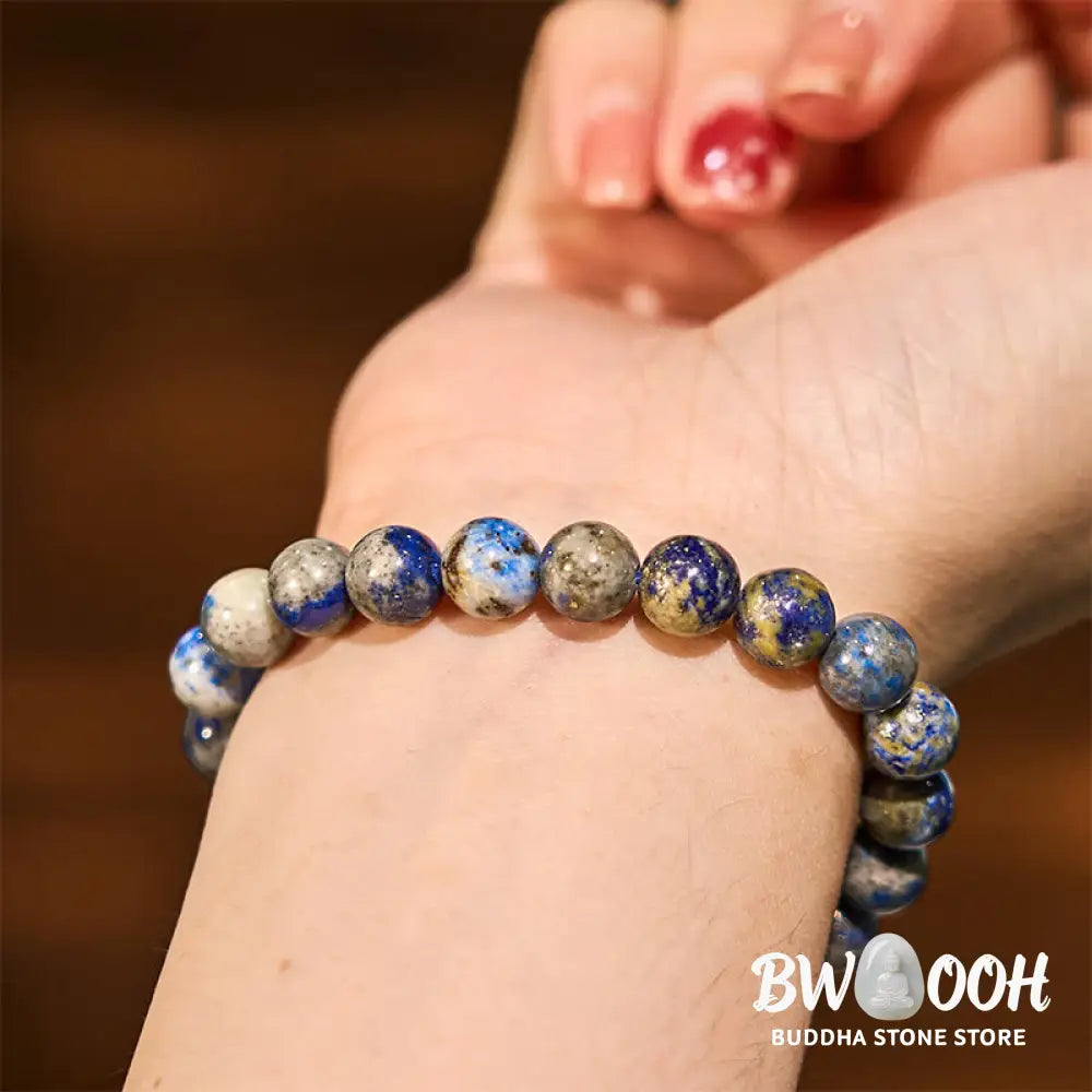 Buddha Stone Lazurite Self Care Positive Bracelet - BWOOOH - Lazurite(Wrist Circumference: 14-16cm) - Bracelet