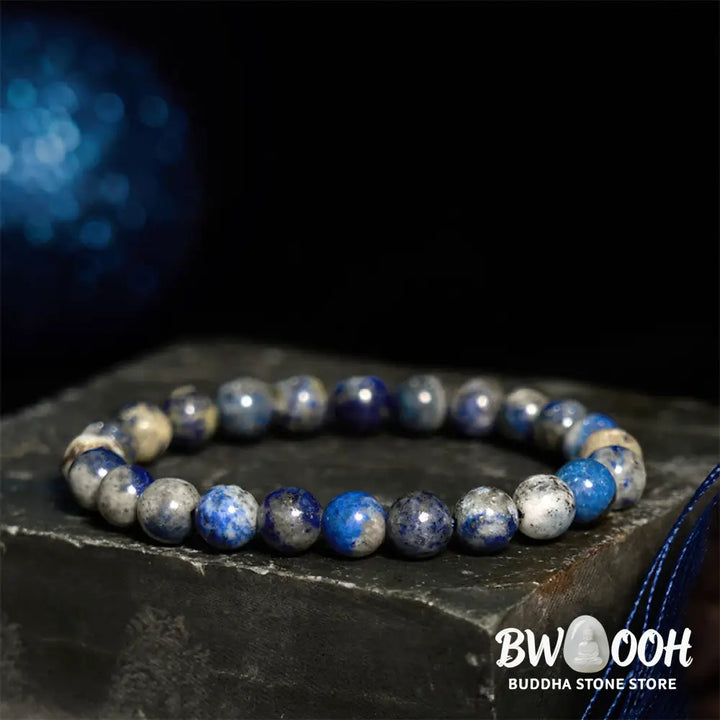 Buddha Stone Lazurite Self Care Positive Bracelet - BWOOOH - Lazurite(Wrist Circumference: 14-16cm) - Bracelet