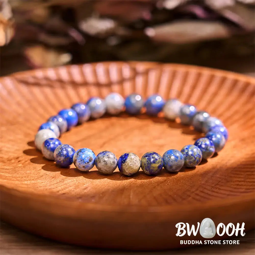 Buddha Stone Lazurite Self Care Positive Bracelet - BWOOOH - Lazurite(Wrist Circumference: 14-16cm) - Bracelet
