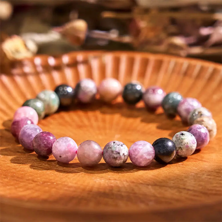 BWOOOH Rainbow Tourmaline Positive Bracelet - BWOOOH - Tourmaline(Wrist Circumference: 14-16cm) - Bracelet