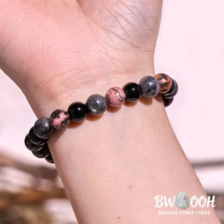 Buddha Stone Various Crystals Malachite Lazurite Lapis Lazuli Hemimorphite Calmness Bracelet - BWOOOH - Bracelet