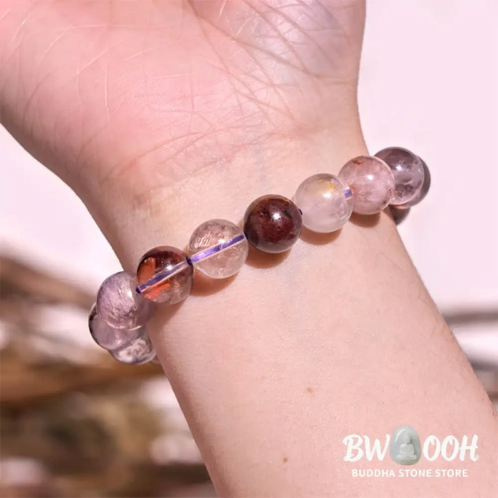 Buddha Stone Various Crystals Malachite Lazurite Lapis Lazuli Hemimorphite Calmness Bracelet - BWOOOH - Bracelet