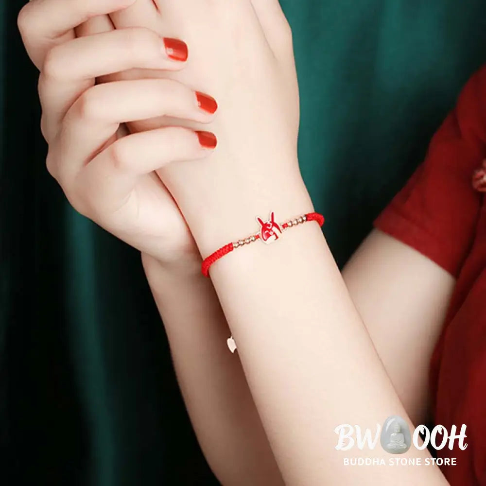 Buddha Stones 12 Chinese Zodiac Lucky Red String Bracelet - BWOOOH - Bracelet