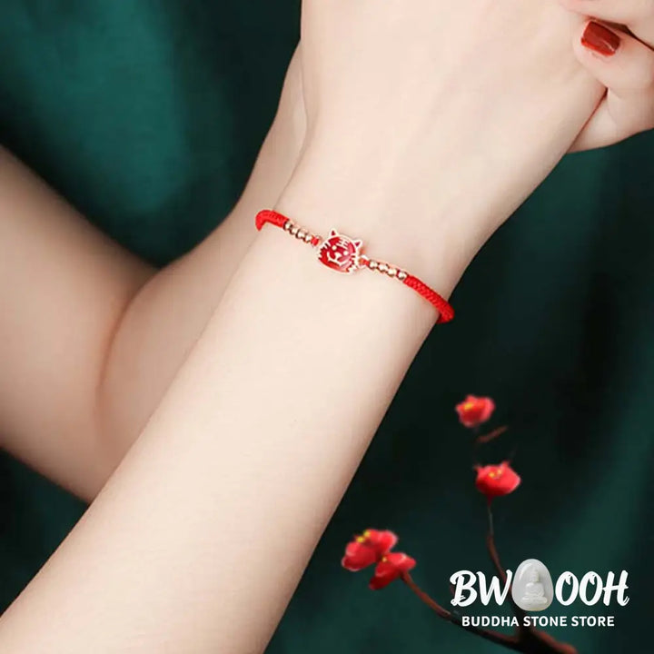 Buddha Stones 12 Chinese Zodiac Lucky Red String Bracelet - BWOOOH - Bracelet
