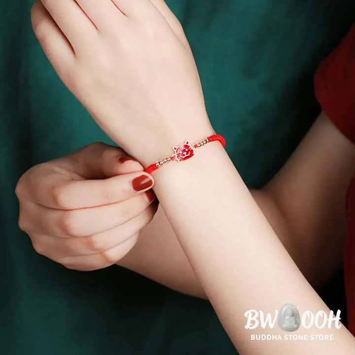 Buddha Stones 12 Chinese Zodiac Lucky Red String Bracelet - BWOOOH - Bracelet
