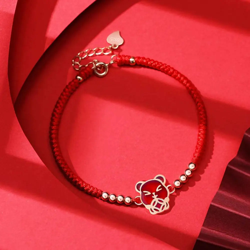 BWOOOH 12 Chinese Zodiac Lucky Red String Bracelet - BWOOOH - Rat(Bracelet Size 14 + 3.5cm) - Bracelet