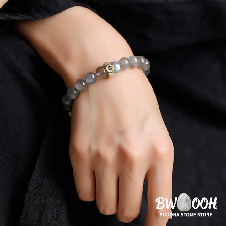 Buddha Stones 12 Chinese Zodiac Moonstone Calm Love Bracelet - BWOOOH - Bracelet