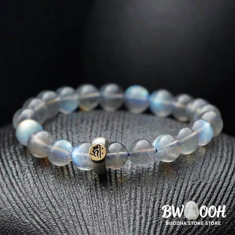 Buddha Stones 12 Chinese Zodiac Moonstone Calm Love Bracelet - BWOOOH - Bracelet