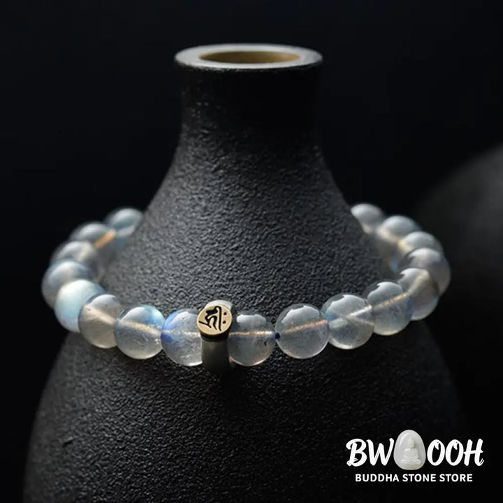 Buddha Stones 12 Chinese Zodiac Moonstone Calm Love Bracelet - BWOOOH - Bracelet