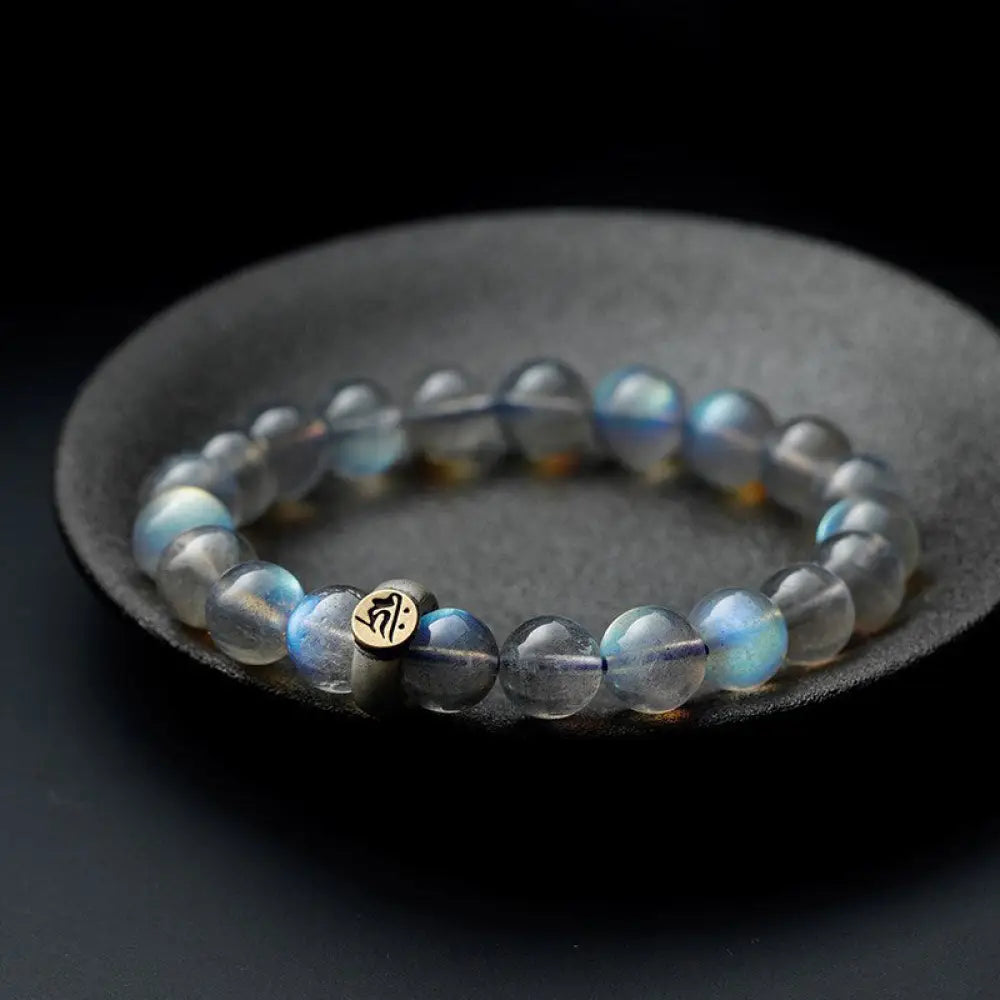 BWOOOH 12 Chinese Zodiac Moonstone Calm Love Bracelet - BWOOOH - Rat-Thousand-armed Avalokitesvara - Bracelet