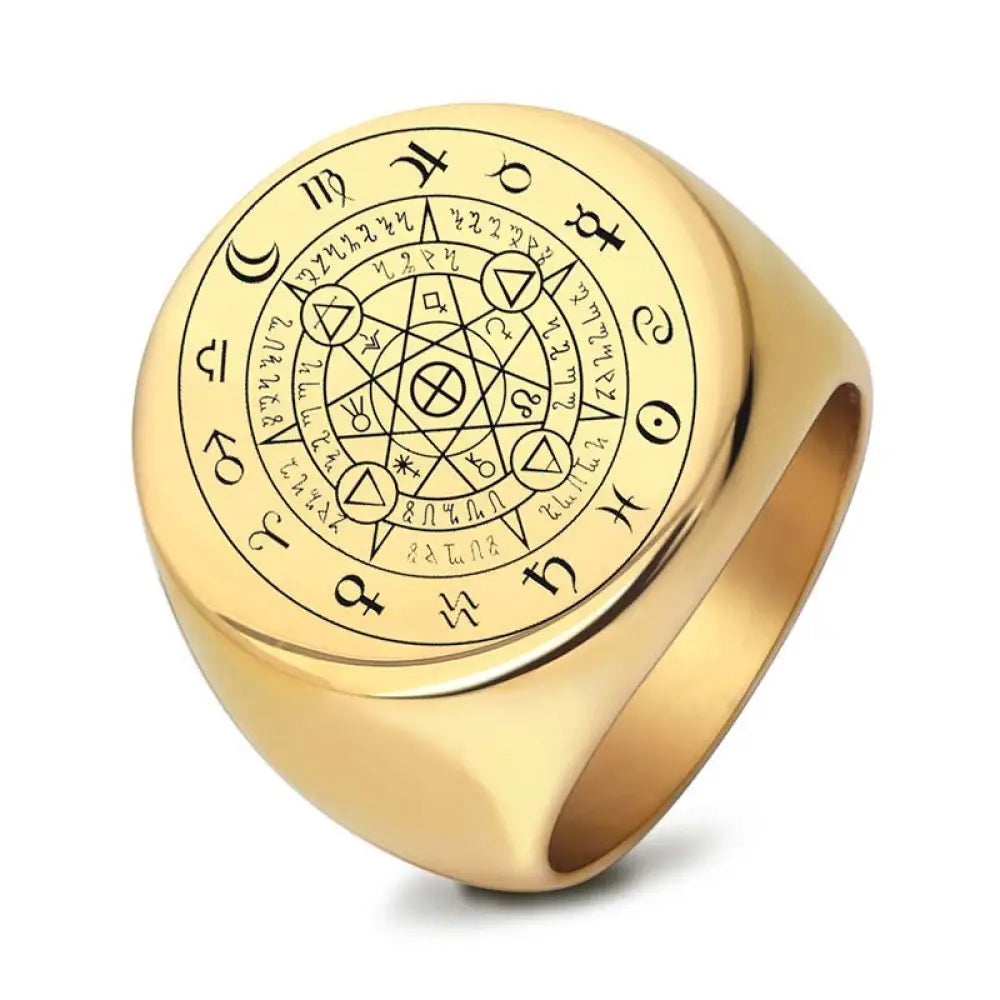 BWOOOH 12 Constellations of the Zodiac Protection Blessing Ring — natural stone Tibetan bracelet for spiritual healing and...