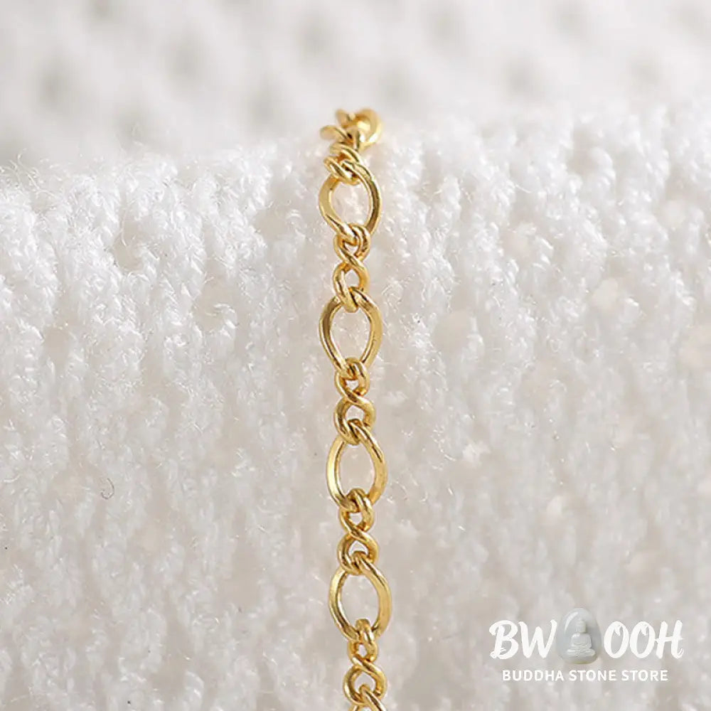 Buddha Stones 14k Gold Plated Natural Moonstone Healing Love Bracelet - BWOOOH - Bracelet