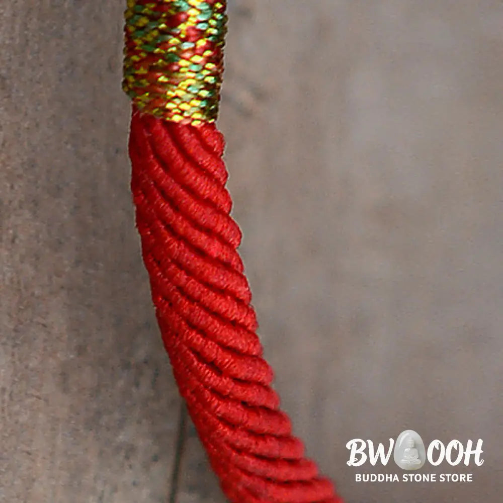 Buddha Stones 24K Gold-Plated PiXiu Luck Red String Bracelet - BWOOOH - Bracelet