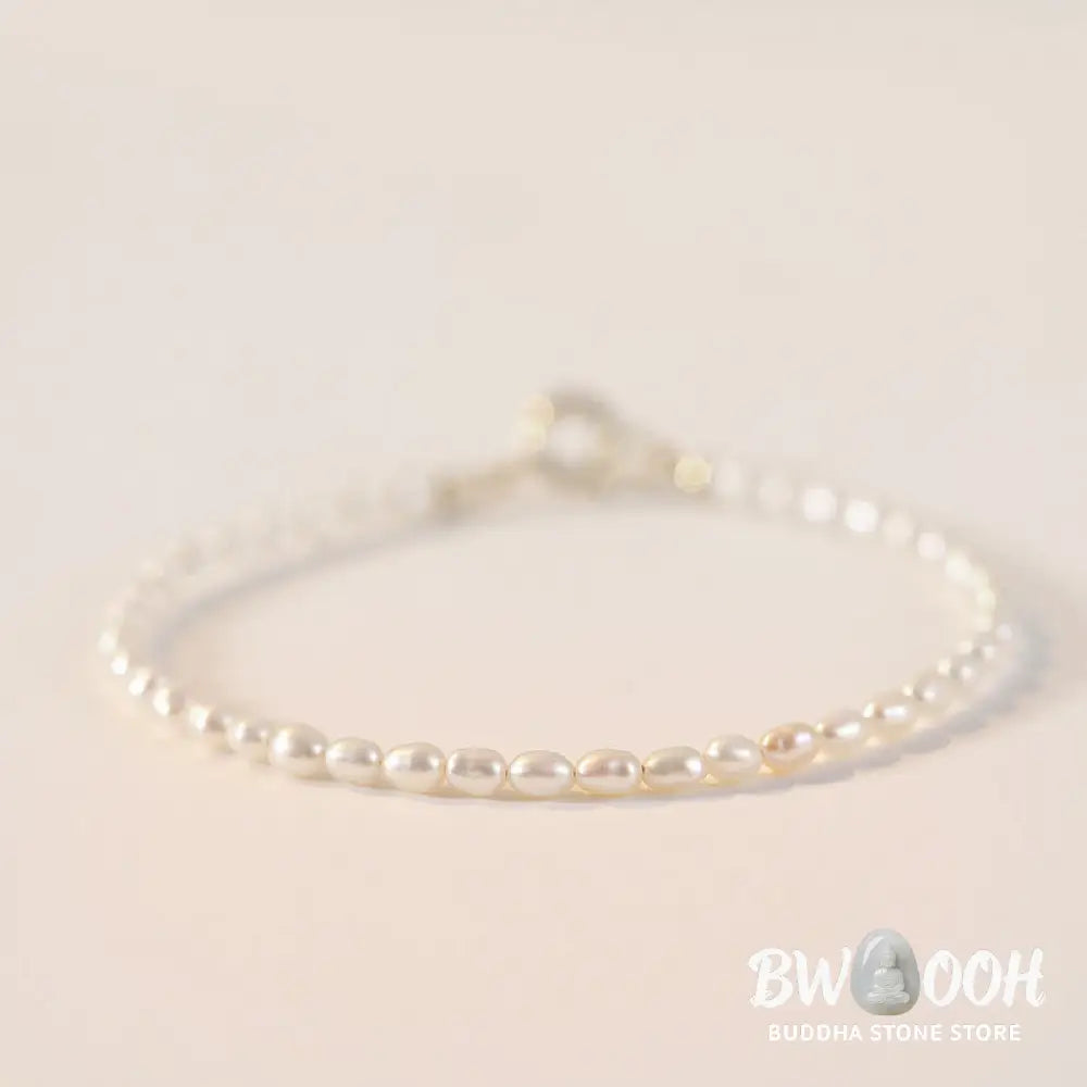 Buddha Stones 2mm Natural Pearl Ultra-thin Beads 14k Gold Plated Copper Wisdom Bracelet - BWOOOH - Bracelet