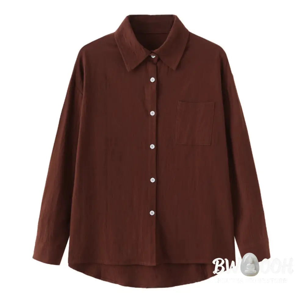 Buddha Stones 2Pcs Long Sleeve Shirt Top With Pockets Drawstring Pants Meditation Cotton Clothing Women&