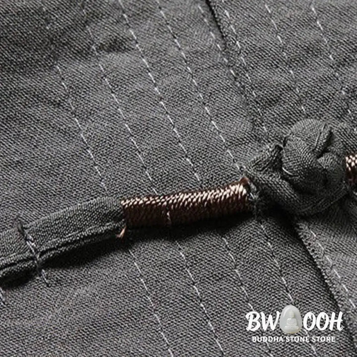 Buddha Stones 2Pcs Plain Tang Suit Men&