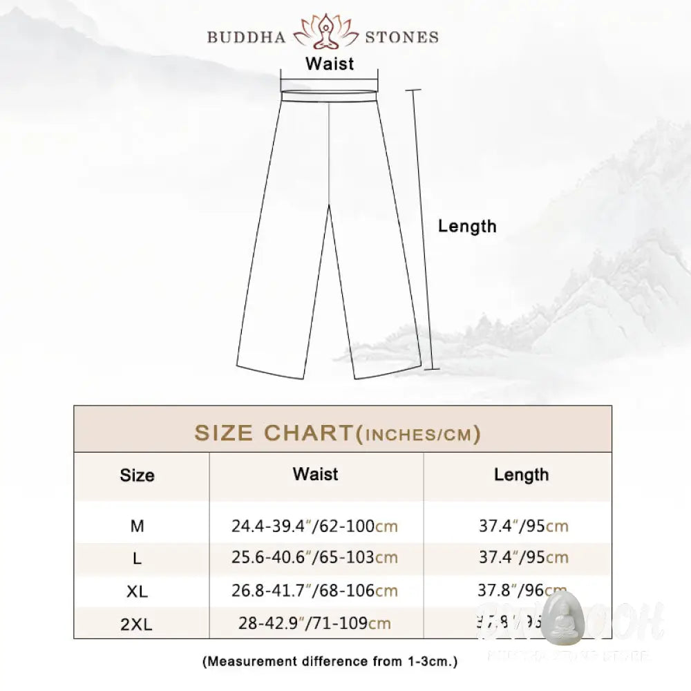 Buddha Stones 2Pcs Solid Color Midi Dress Wide Leg Pants Meditation Spiritual Zen Practice Yoga Dance Clothing