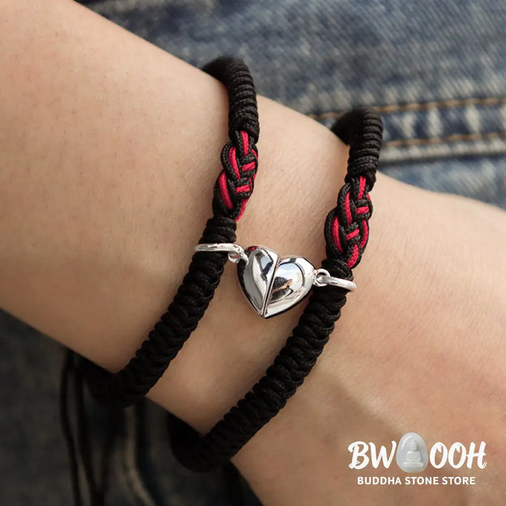 Buddha Stones 2Pcs Tibetan Luck Chinese Knot Protection String Bracelet - BWOOOH - Bracelet