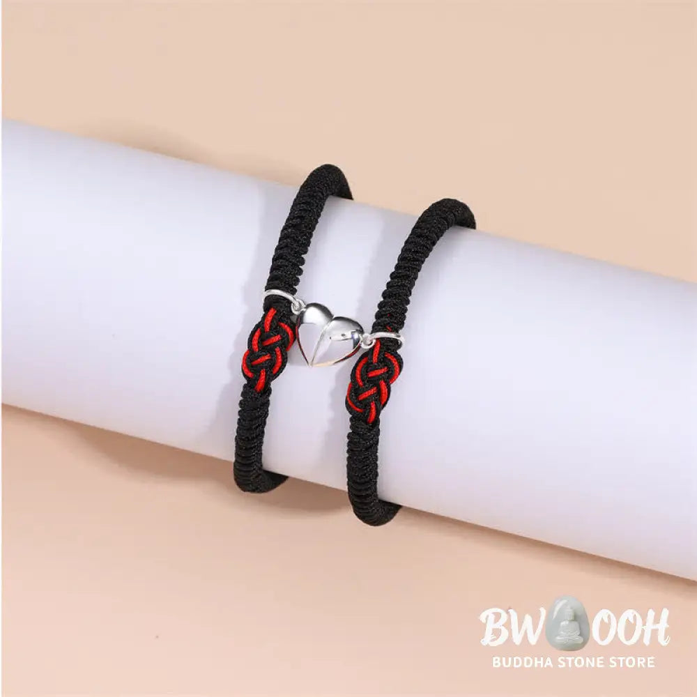 Buddha Stones 2Pcs Tibetan Luck Chinese Knot Protection String Bracelet - BWOOOH - Bracelet