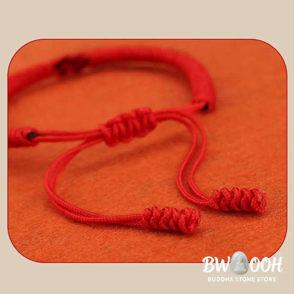 Buddha Stones 2Pcs Tibetan Luck Chinese Knot Protection String Bracelet - BWOOOH - Bracelet