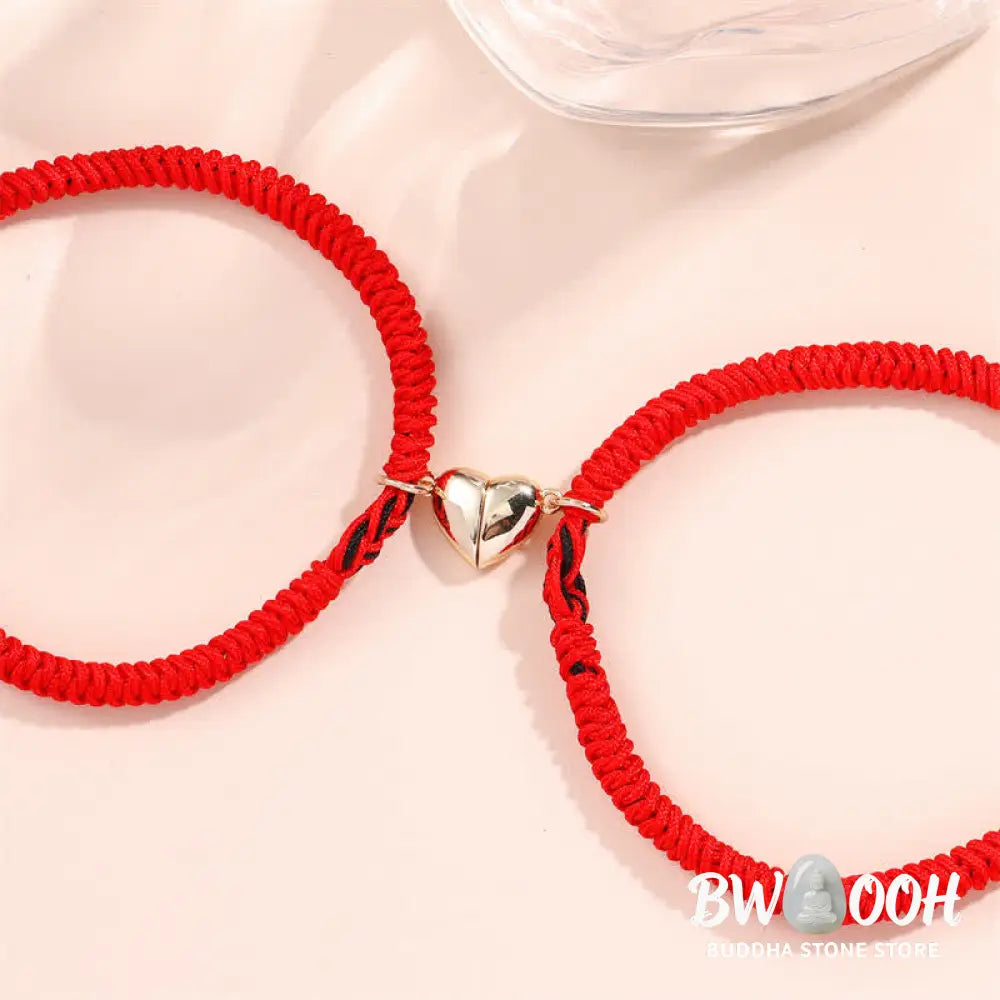 Buddha Stones 2Pcs Tibetan Luck Chinese Knot Protection String Bracelet - BWOOOH - Bracelet