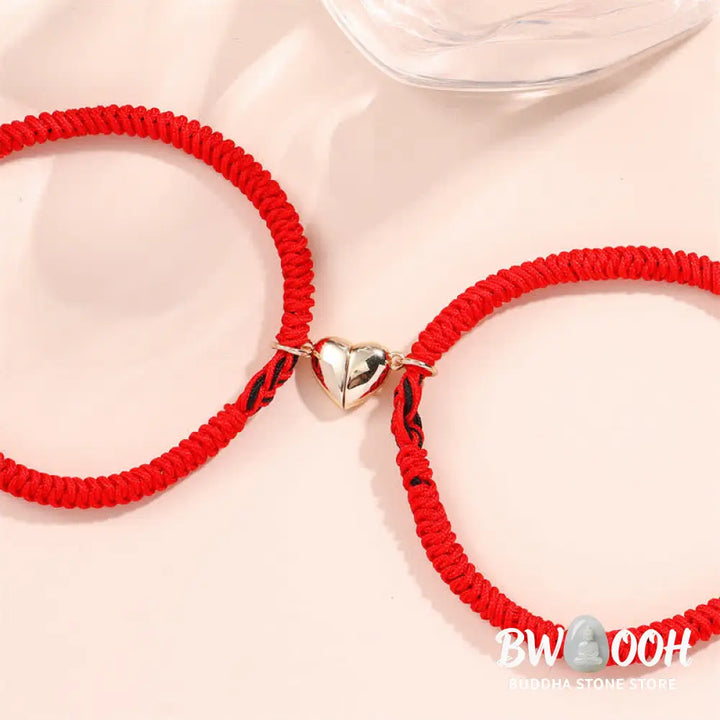 Buddha Stones 2Pcs Tibetan Luck Chinese Knot Protection String Bracelet - BWOOOH - Bracelet