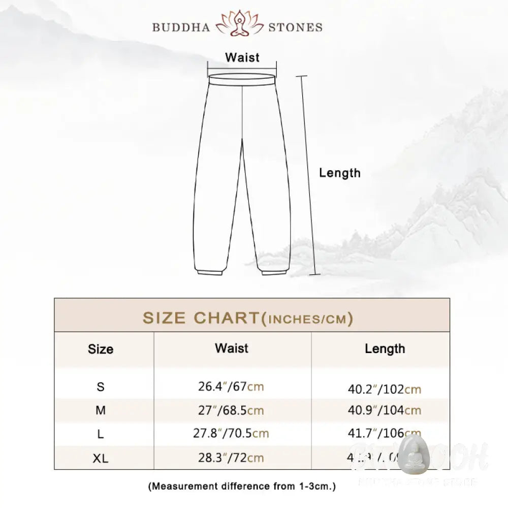 Buddha Stones 2Pcs V-Neck Three Quarter Sleeve Shirt Top Pants Meditation Zen Tai Chi Cotton Linen Clothing Women’s Set