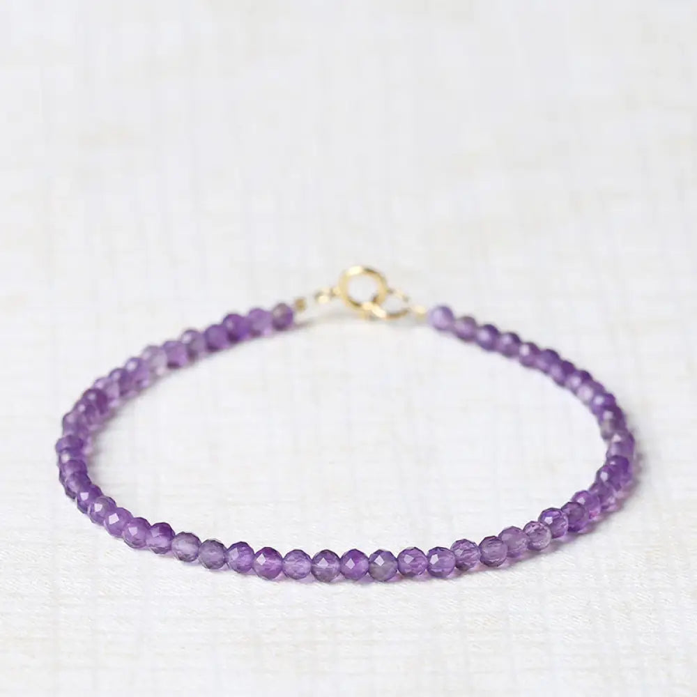 BWOOOH 3mm amethyst ultra-thin beads