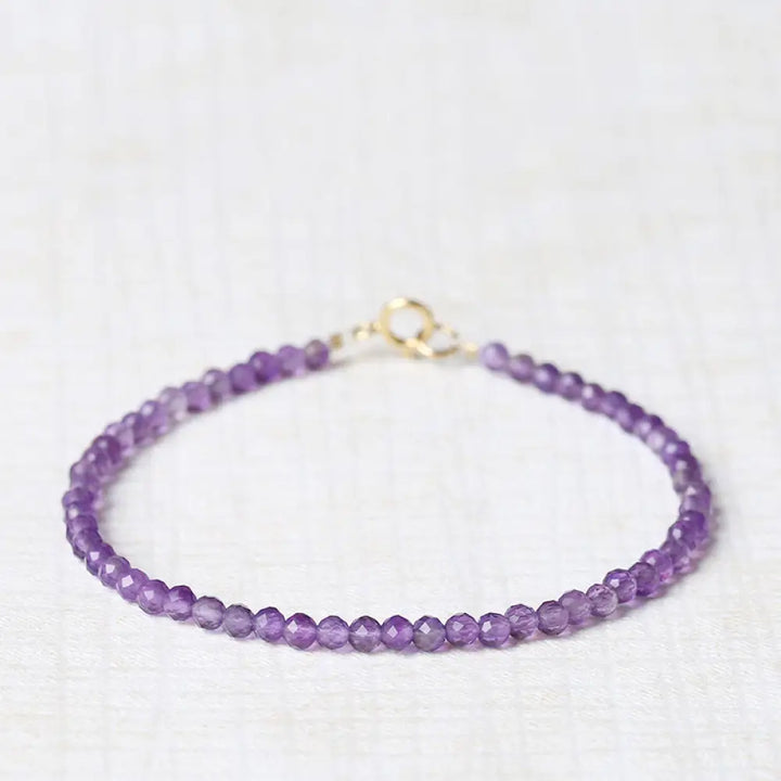 BWOOOH 3mm amethyst ultra-thin beads