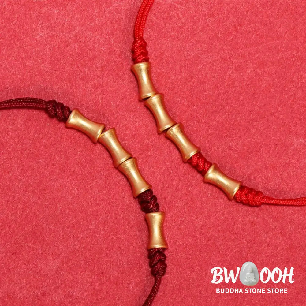 BWOOOH 925 Sterling Silver Bamboo Design Protection Luck Braided Bracelet | spiritual healing bracelet