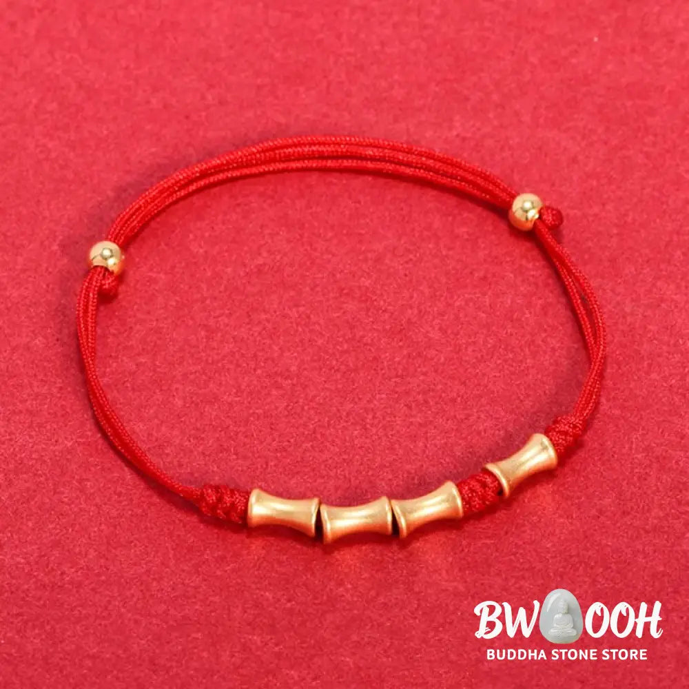BWOOOH 925 Sterling Silver Bamboo Design Protection Luck Braided Bracelet | spiritual healing bracelet