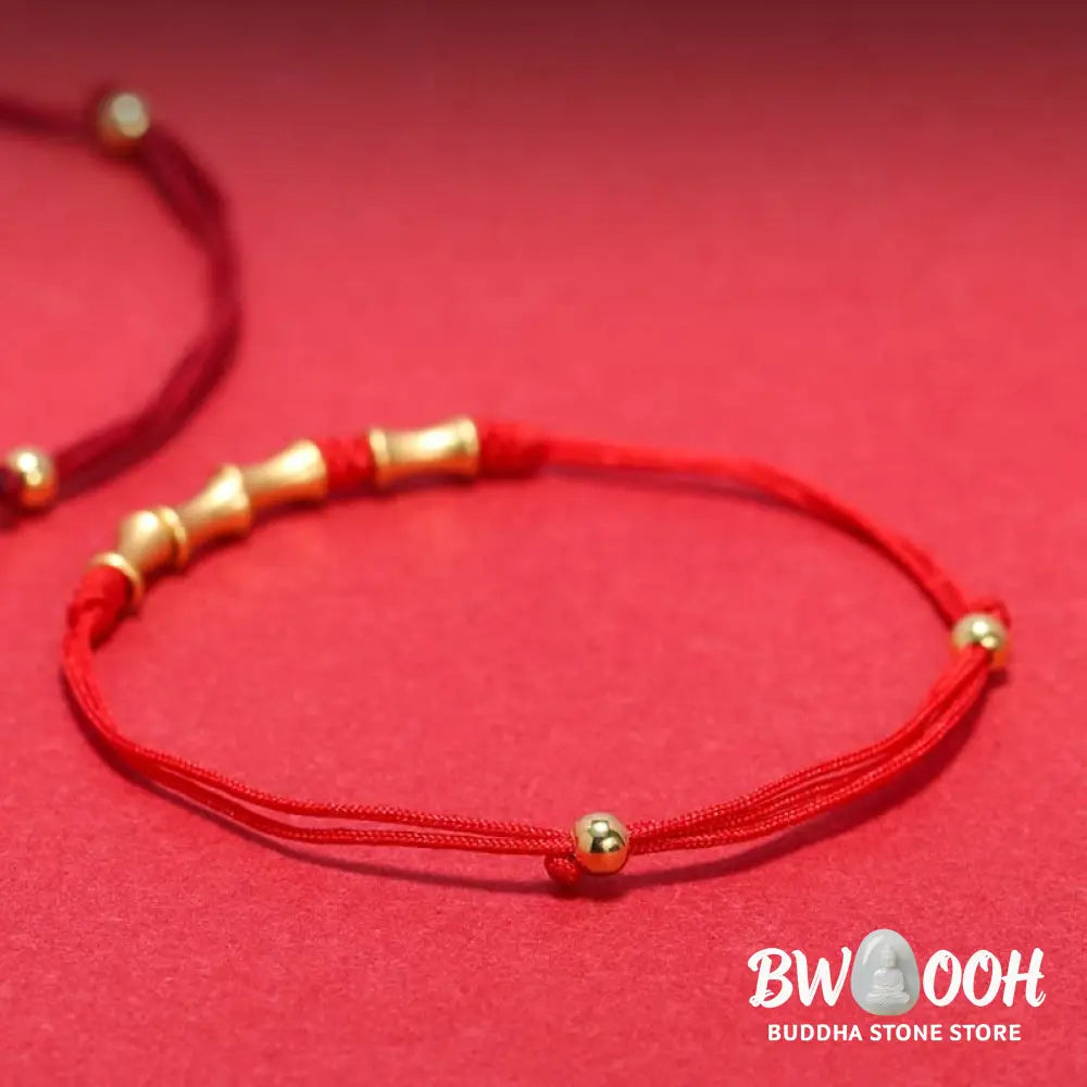 BWOOOH 925 Sterling Silver Bamboo Design Protection Luck Braided Bracelet | spiritual healing bracelet