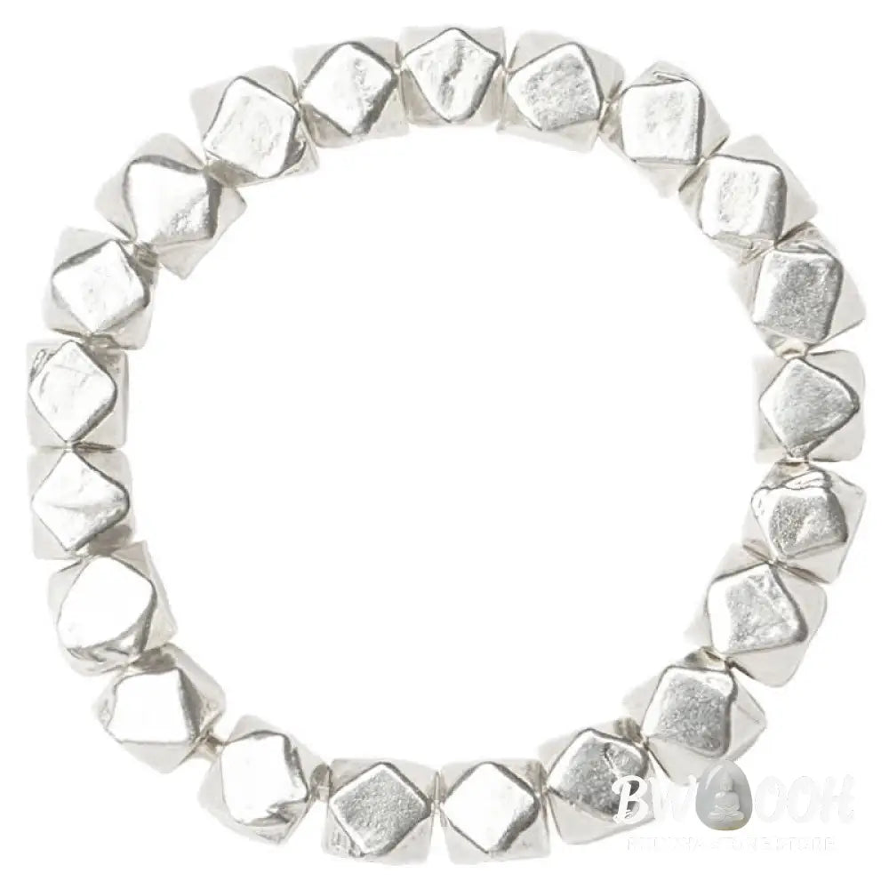 Buddha Stones 925 Sterling Silver Beaded Blessing Ring (Extra 35% Off | USE CODE: FS35) - Ring
